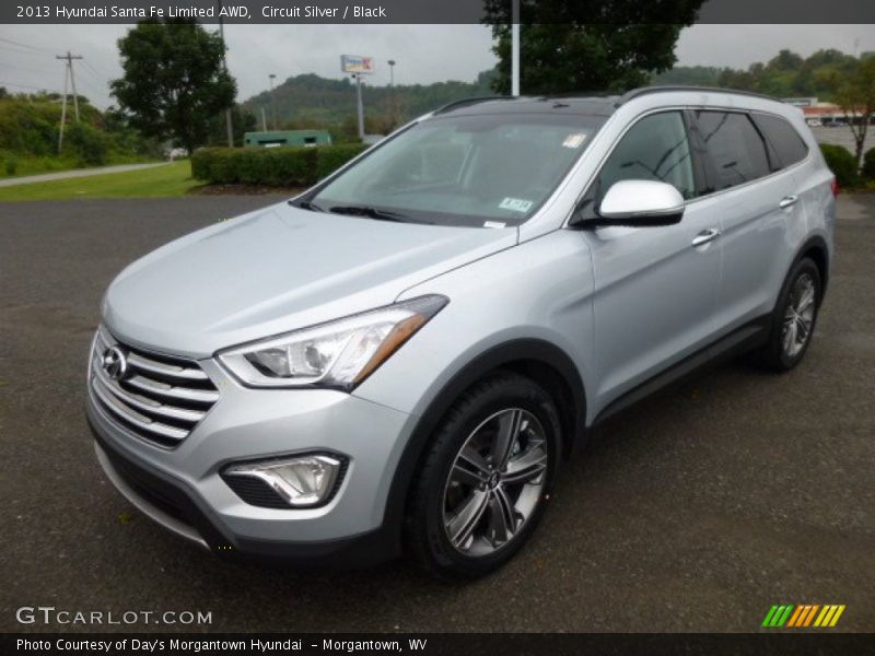 Circuit Silver / Black 2013 Hyundai Santa Fe Limited AWD