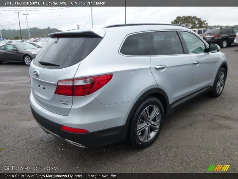 Circuit Silver / Black 2013 Hyundai Santa Fe Limited AWD