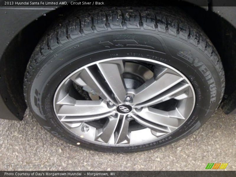 Circuit Silver / Black 2013 Hyundai Santa Fe Limited AWD