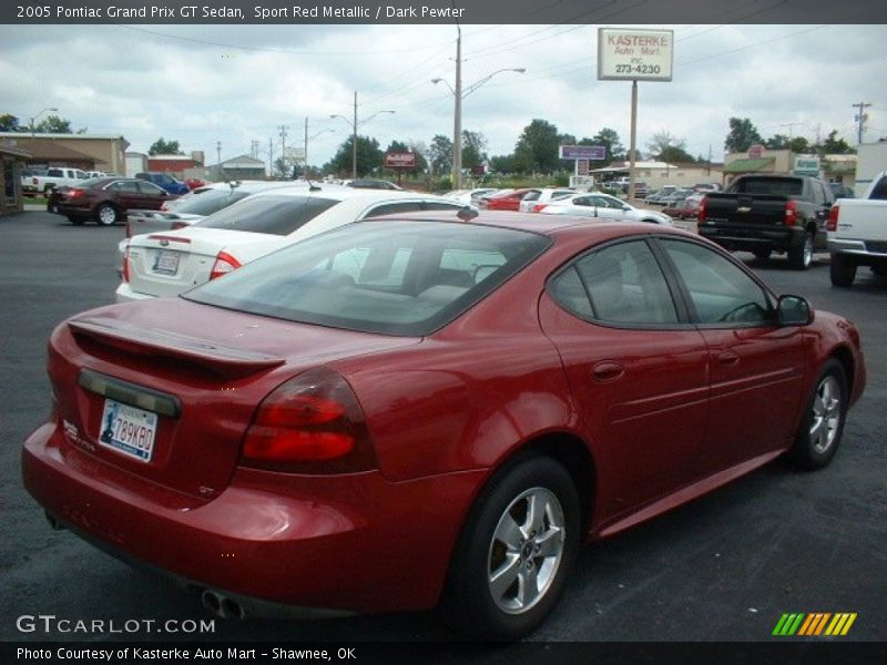 Sport Red Metallic / Dark Pewter 2005 Pontiac Grand Prix GT Sedan