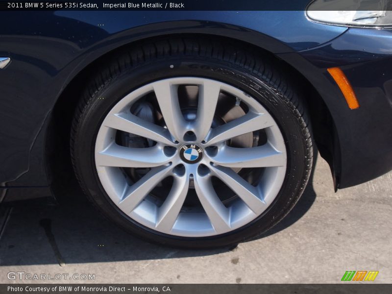 Imperial Blue Metallic / Black 2011 BMW 5 Series 535i Sedan
