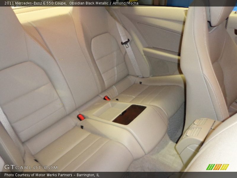Obsidian Black Metallic / Almond/Mocha 2011 Mercedes-Benz E 550 Coupe