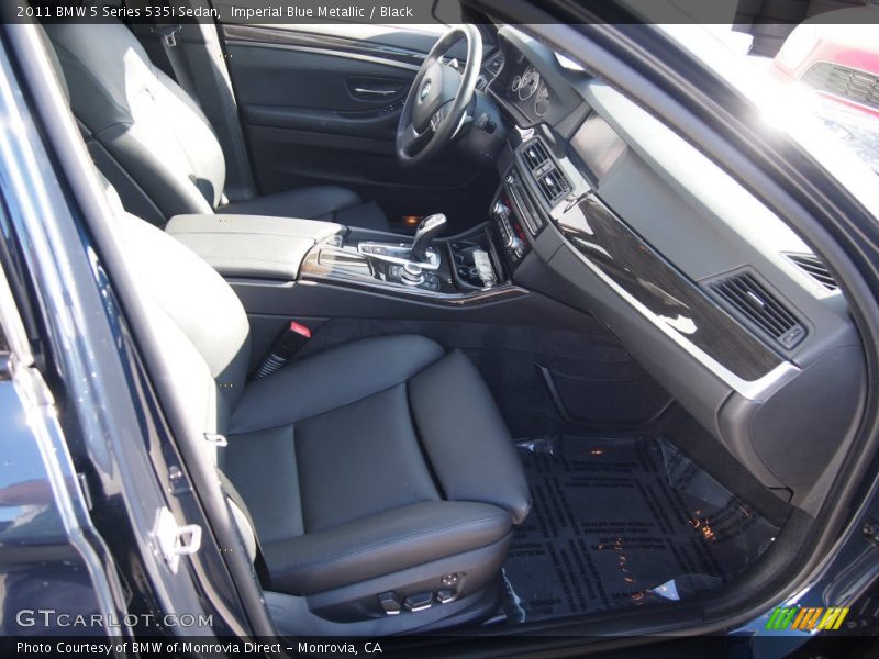 Imperial Blue Metallic / Black 2011 BMW 5 Series 535i Sedan