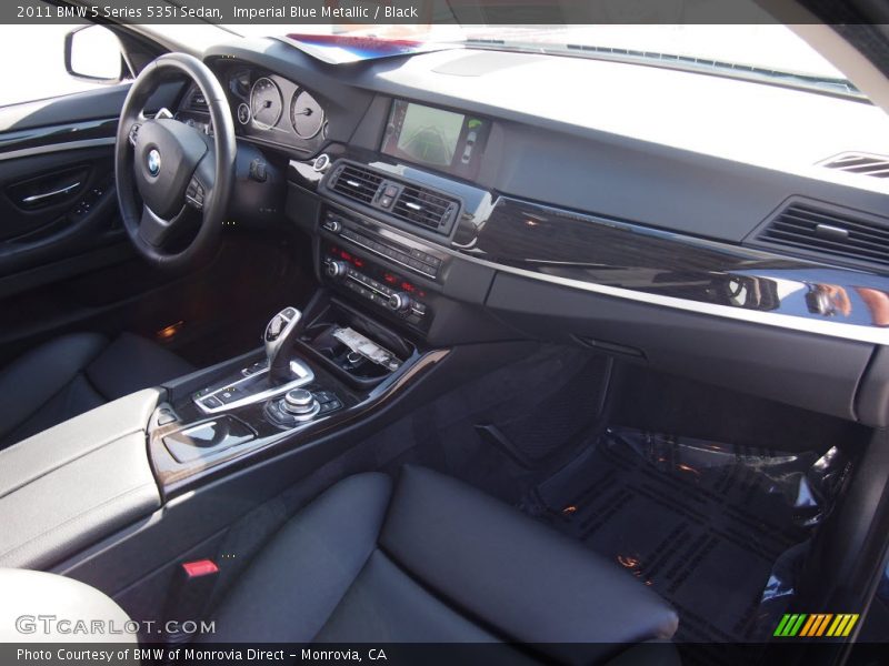 Imperial Blue Metallic / Black 2011 BMW 5 Series 535i Sedan