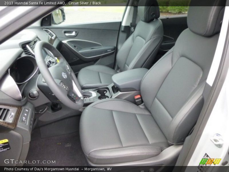 Circuit Silver / Black 2013 Hyundai Santa Fe Limited AWD