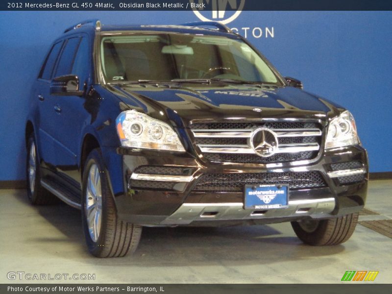 Obsidian Black Metallic / Black 2012 Mercedes-Benz GL 450 4Matic