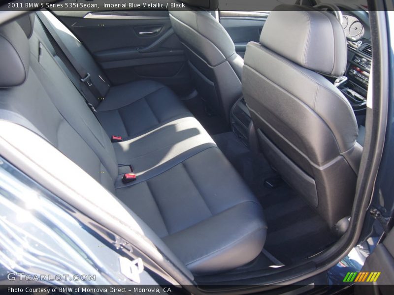 Imperial Blue Metallic / Black 2011 BMW 5 Series 535i Sedan