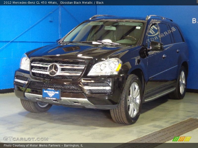 Obsidian Black Metallic / Black 2012 Mercedes-Benz GL 450 4Matic