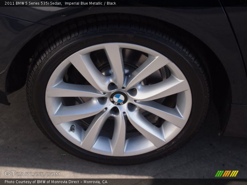 Imperial Blue Metallic / Black 2011 BMW 5 Series 535i Sedan