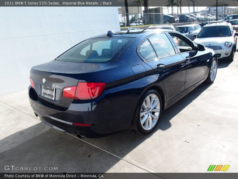 Imperial Blue Metallic / Black 2011 BMW 5 Series 535i Sedan