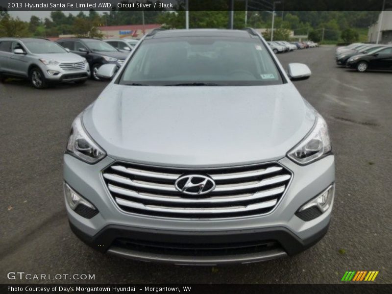 Circuit Silver / Black 2013 Hyundai Santa Fe Limited AWD