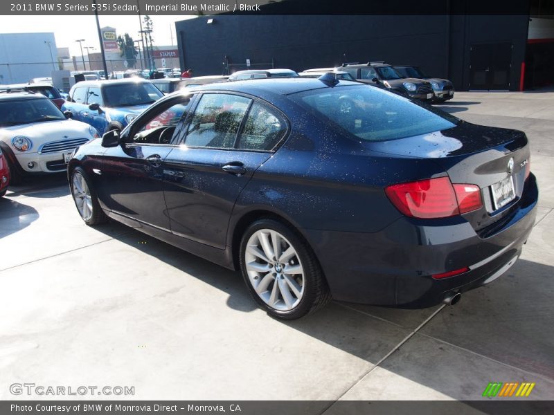 Imperial Blue Metallic / Black 2011 BMW 5 Series 535i Sedan