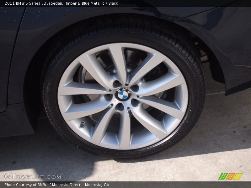 Imperial Blue Metallic / Black 2011 BMW 5 Series 535i Sedan