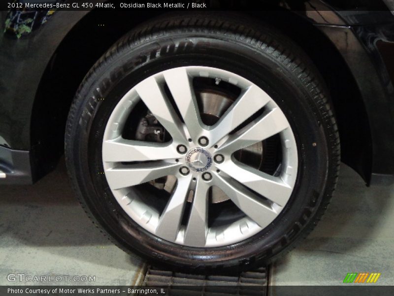 Obsidian Black Metallic / Black 2012 Mercedes-Benz GL 450 4Matic