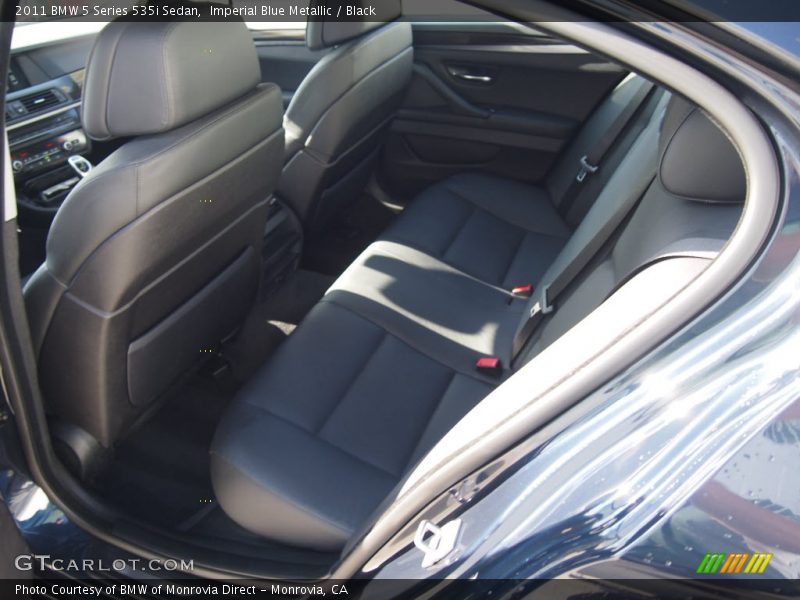 Imperial Blue Metallic / Black 2011 BMW 5 Series 535i Sedan