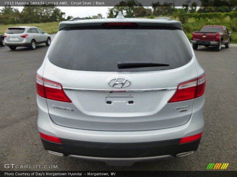 Circuit Silver / Black 2013 Hyundai Santa Fe Limited AWD