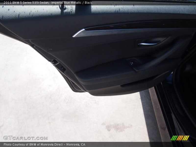 Imperial Blue Metallic / Black 2011 BMW 5 Series 535i Sedan