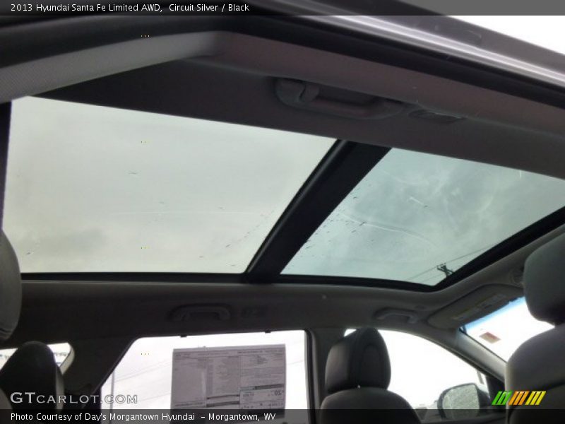 Circuit Silver / Black 2013 Hyundai Santa Fe Limited AWD