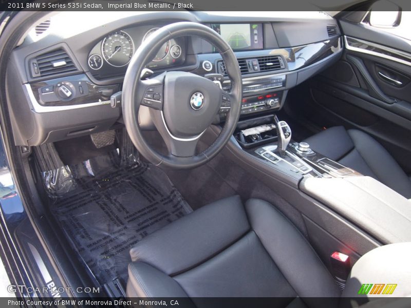 Imperial Blue Metallic / Black 2011 BMW 5 Series 535i Sedan