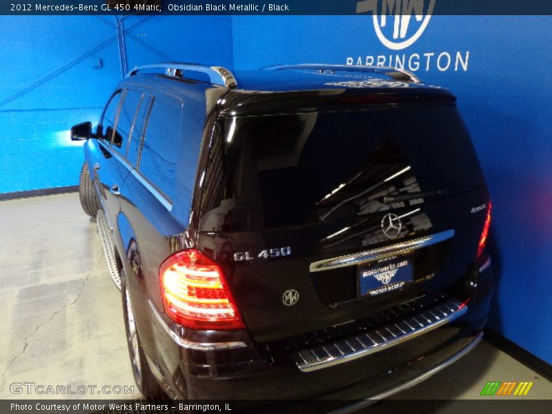 Obsidian Black Metallic / Black 2012 Mercedes-Benz GL 450 4Matic