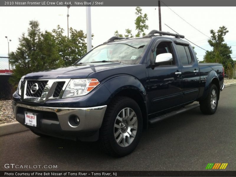 Navy Blue / Steel 2010 Nissan Frontier LE Crew Cab 4x4
