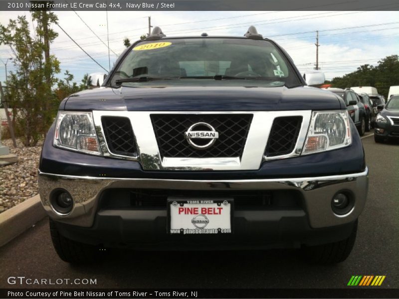 Navy Blue / Steel 2010 Nissan Frontier LE Crew Cab 4x4