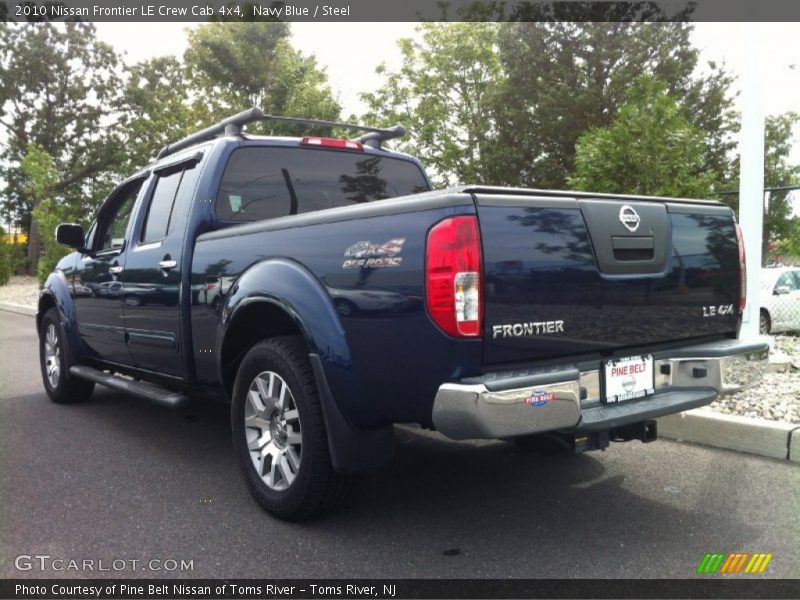 Navy Blue / Steel 2010 Nissan Frontier LE Crew Cab 4x4