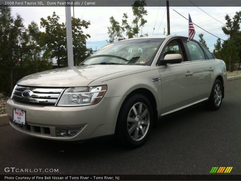 Dune Pearl Metallic / Camel 2008 Ford Taurus SEL