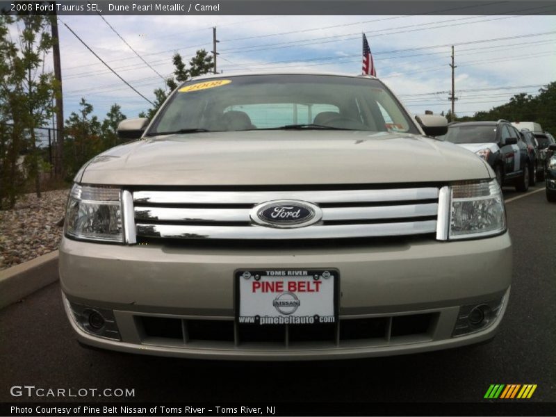 Dune Pearl Metallic / Camel 2008 Ford Taurus SEL