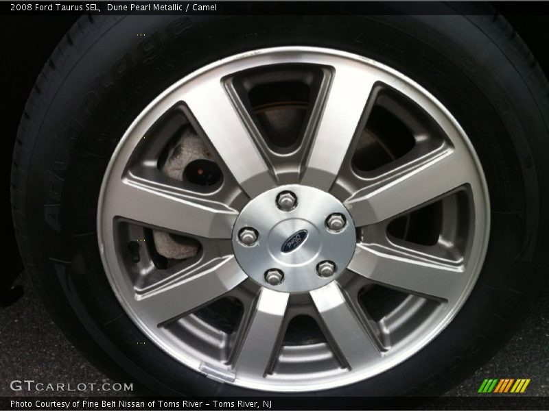 Dune Pearl Metallic / Camel 2008 Ford Taurus SEL