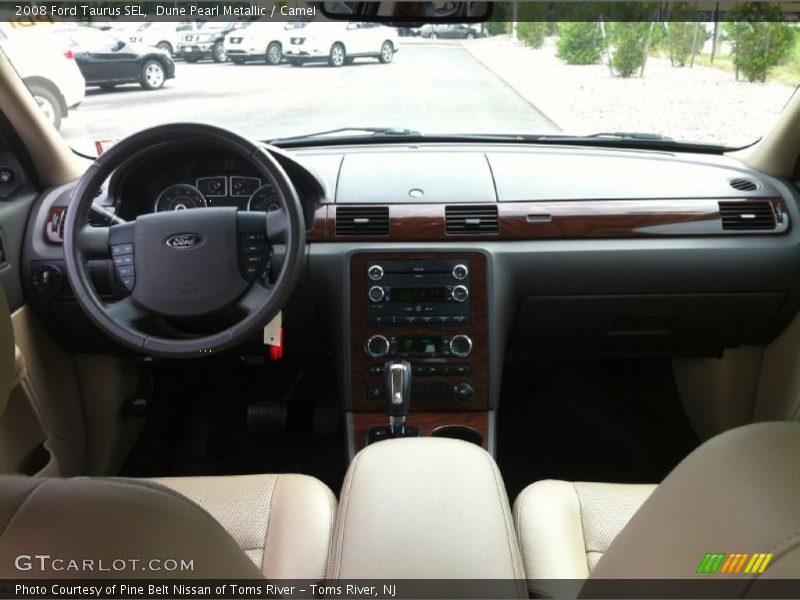 Dune Pearl Metallic / Camel 2008 Ford Taurus SEL