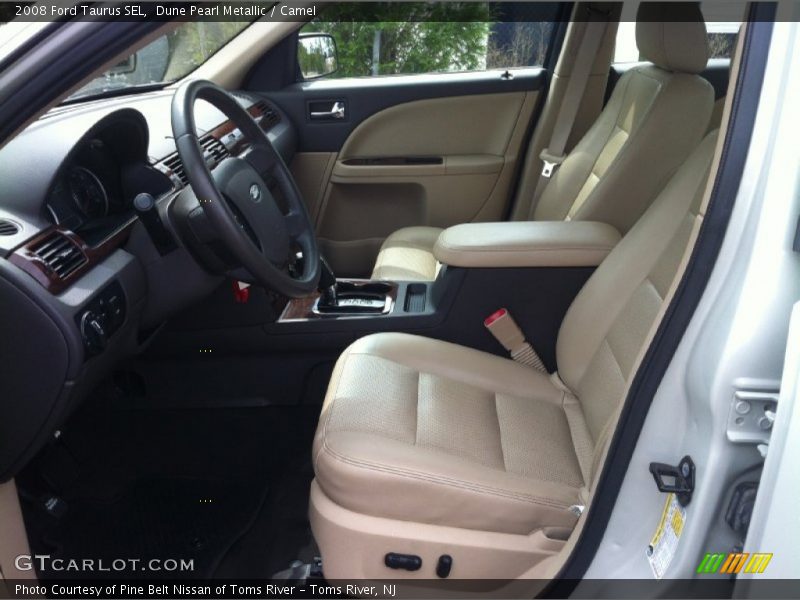 Dune Pearl Metallic / Camel 2008 Ford Taurus SEL