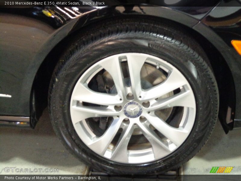 Black / Black 2010 Mercedes-Benz E 350 4Matic Sedan