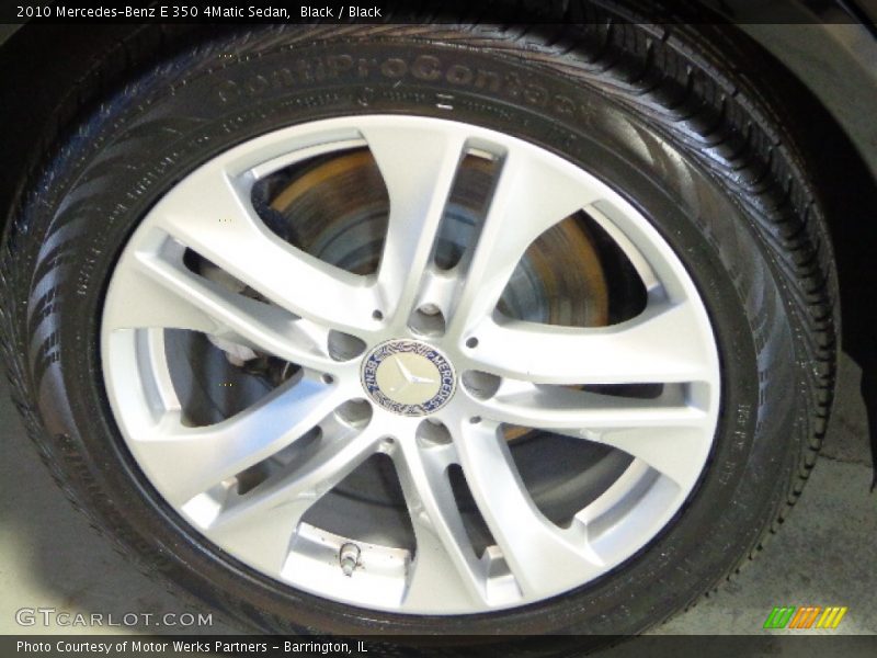 Black / Black 2010 Mercedes-Benz E 350 4Matic Sedan