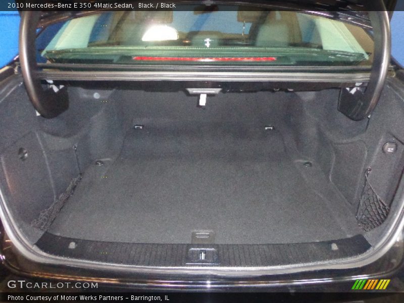 Black / Black 2010 Mercedes-Benz E 350 4Matic Sedan