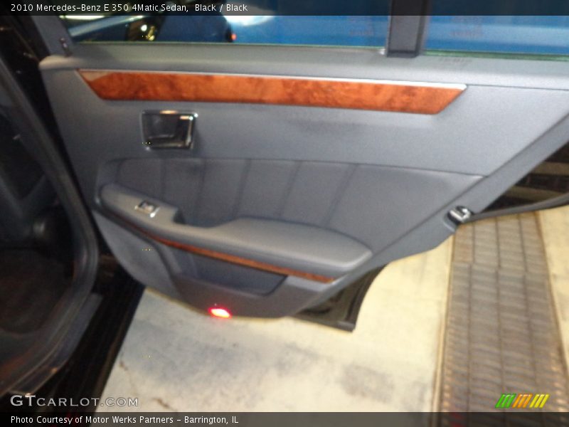 Black / Black 2010 Mercedes-Benz E 350 4Matic Sedan