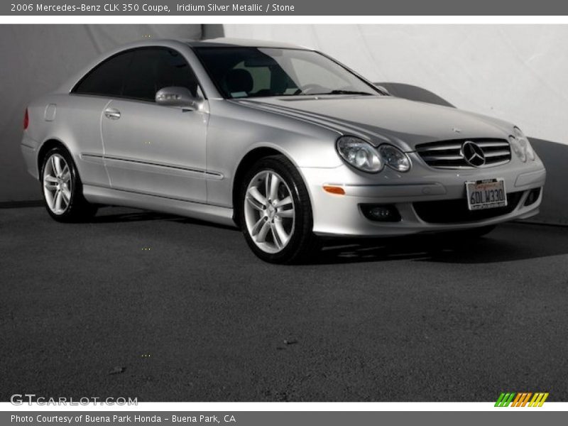 Iridium Silver Metallic / Stone 2006 Mercedes-Benz CLK 350 Coupe