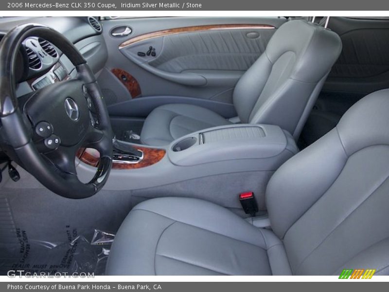 Iridium Silver Metallic / Stone 2006 Mercedes-Benz CLK 350 Coupe