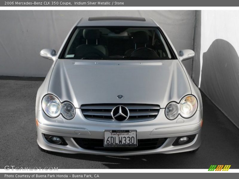 Iridium Silver Metallic / Stone 2006 Mercedes-Benz CLK 350 Coupe