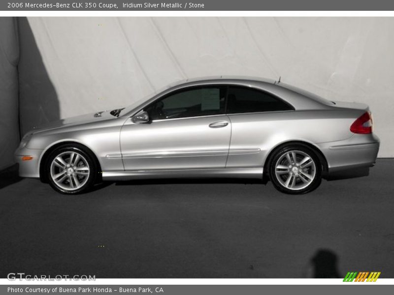 Iridium Silver Metallic / Stone 2006 Mercedes-Benz CLK 350 Coupe