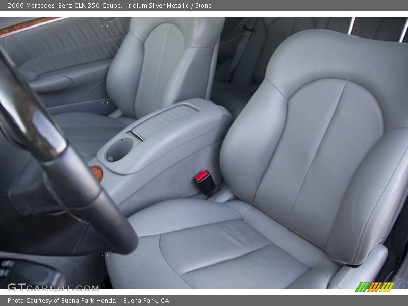 Iridium Silver Metallic / Stone 2006 Mercedes-Benz CLK 350 Coupe