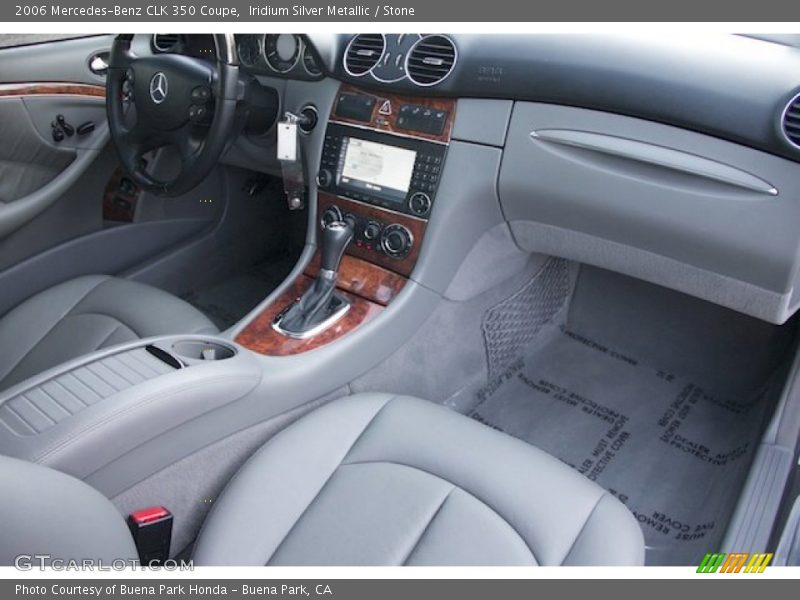 Iridium Silver Metallic / Stone 2006 Mercedes-Benz CLK 350 Coupe