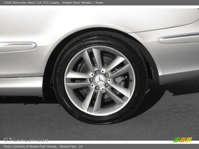 Iridium Silver Metallic / Stone 2006 Mercedes-Benz CLK 350 Coupe