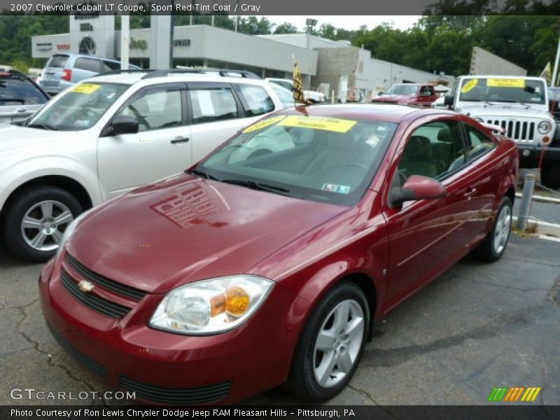 Sport Red Tint Coat / Gray 2007 Chevrolet Cobalt LT Coupe