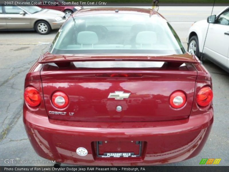 Sport Red Tint Coat / Gray 2007 Chevrolet Cobalt LT Coupe