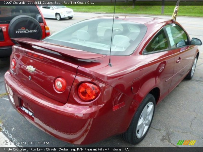 Sport Red Tint Coat / Gray 2007 Chevrolet Cobalt LT Coupe