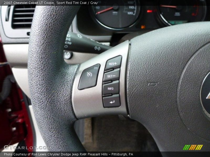 Sport Red Tint Coat / Gray 2007 Chevrolet Cobalt LT Coupe