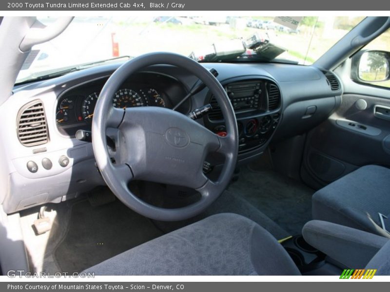 Black / Gray 2000 Toyota Tundra Limited Extended Cab 4x4
