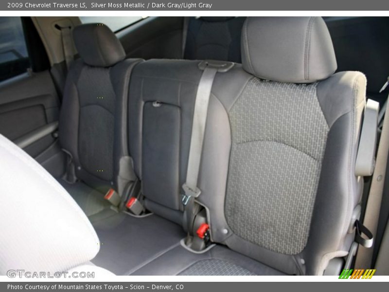 Silver Moss Metallic / Dark Gray/Light Gray 2009 Chevrolet Traverse LS