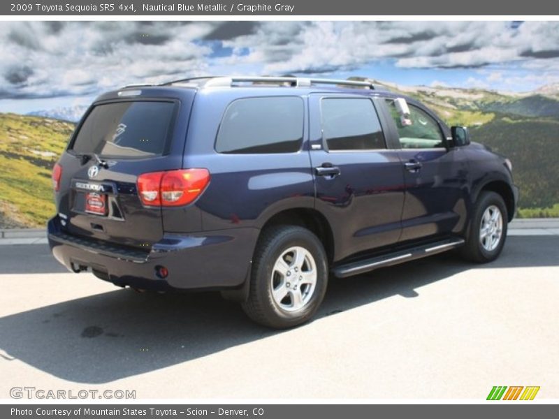 Nautical Blue Metallic / Graphite Gray 2009 Toyota Sequoia SR5 4x4